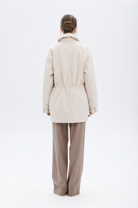 Куртка з кишенями, молочний